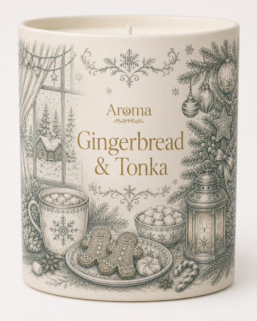 Aroma Gingerbread and Tonka candle